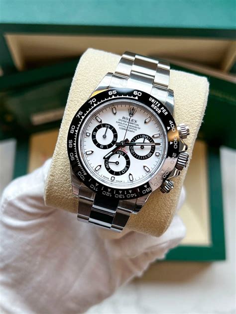 rolex daytona panda on wrist|Rolex daytona panda price chart.